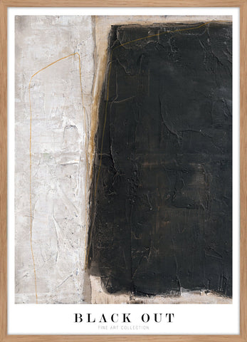 Black out | KUNSTTRYK Kunsttryk ART COPENHAGEN 50x70 Egeramme