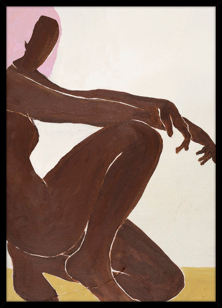 Chilly | KUNSTTRYK Kunsttryk ART COPENHAGEN 50x70 Sort ramme