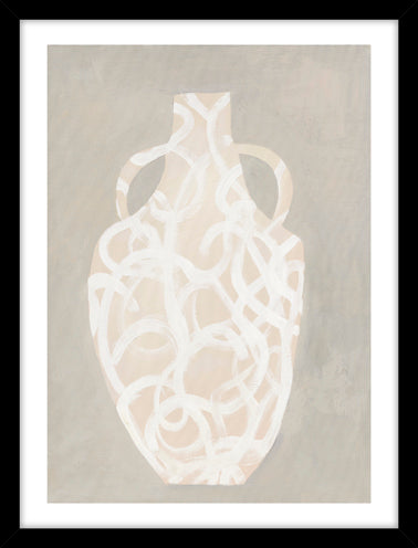 Clay covered | KUNSTTRYK Kunsttryk ART COPENHAGEN 30x40 Sort ramme