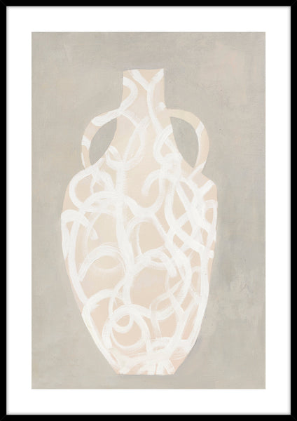 Clay covered | KUNSTTRYK Kunsttryk ART COPENHAGEN 70x100 Sort ramme