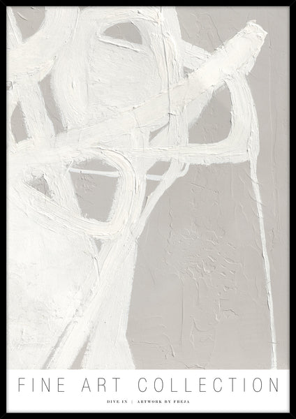 Dive in | KUNSTTRYK Kunsttryk ART COPENHAGEN 70x100 Sort ramme
