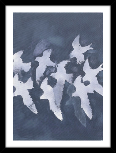 Fades into light | KUNSTTRYK Kunsttryk ART COPENHAGEN 30x40 Sort ramme
