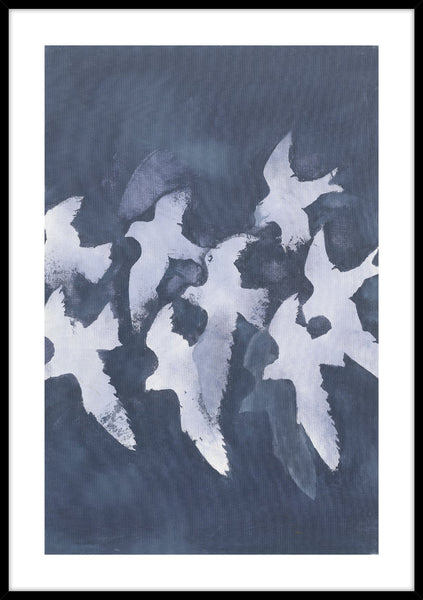 Fades into light | KUNSTTRYK Kunsttryk ART COPENHAGEN 50x70 Sort ramme