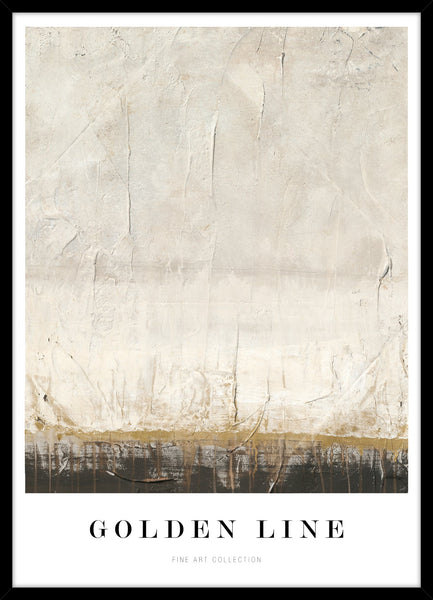 Golden line | KUNSTTRYK Kunsttryk ART COPENHAGEN 50x70 Sort ramme