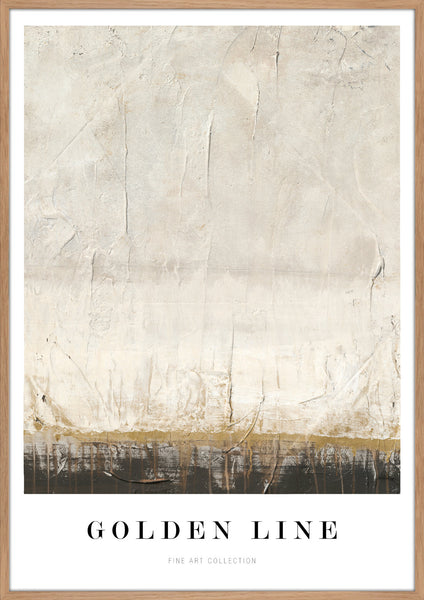 Golden line | KUNSTTRYK Kunsttryk ART COPENHAGEN 70x100 Egeramme