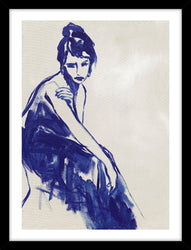 Just a little while | KUNSTTRYK Kunsttryk ART COPENHAGEN 30x40 Sort ramme