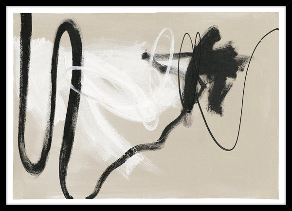 Less but better | KUNSTTRYK Kunsttryk ART COPENHAGEN 50x70 Sort ramme