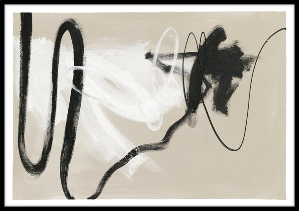 Less but better | KUNSTTRYK Kunsttryk ART COPENHAGEN 70x100 Sort ramme