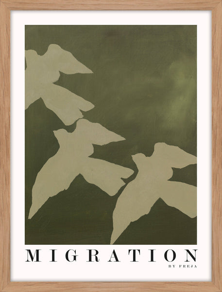 Migration | KUNSTTRYK Kunsttryk ART COPENHAGEN 30x40 Egeramme