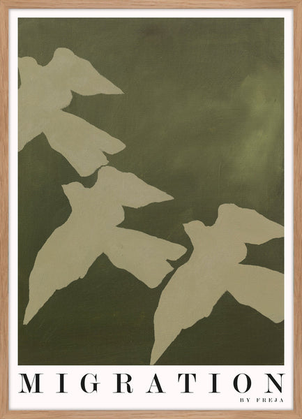 Migration | KUNSTTRYK Kunsttryk ART COPENHAGEN 50x70 Egeramme