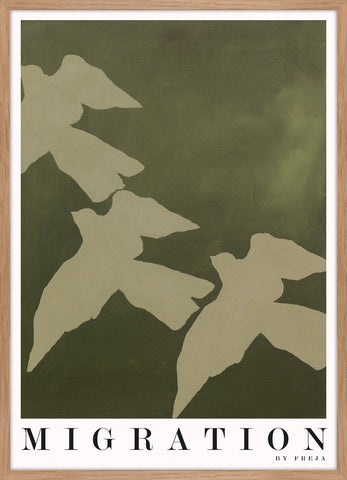 Migration | KUNSTTRYK Kunsttryk ART COPENHAGEN 50x70 Egeramme