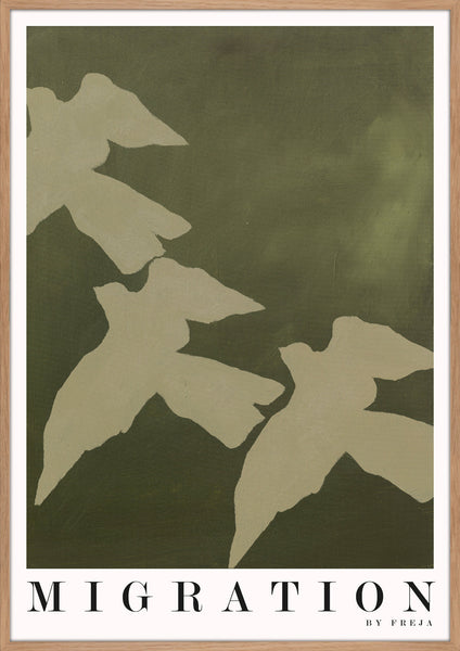 Migration | KUNSTTRYK Kunsttryk ART COPENHAGEN 70x100 Egeramme