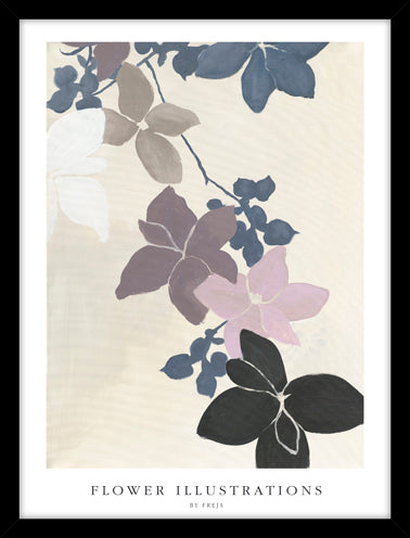 The scent of flower | KUNSTTRYK Kunsttryk ART COPENHAGEN 30x40 Sort ramme