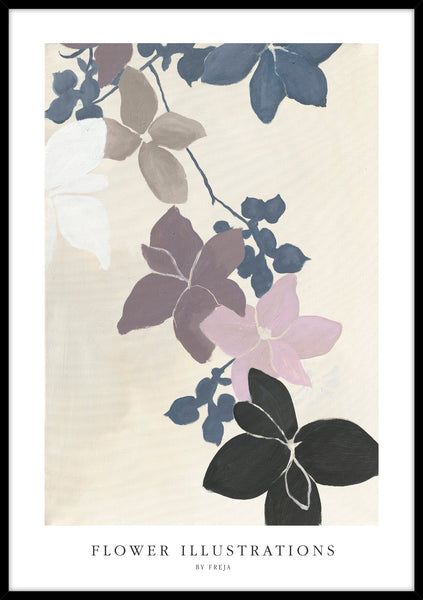 The scent of flower | KUNSTTRYK Kunsttryk ART COPENHAGEN 50x70 Sort ramme