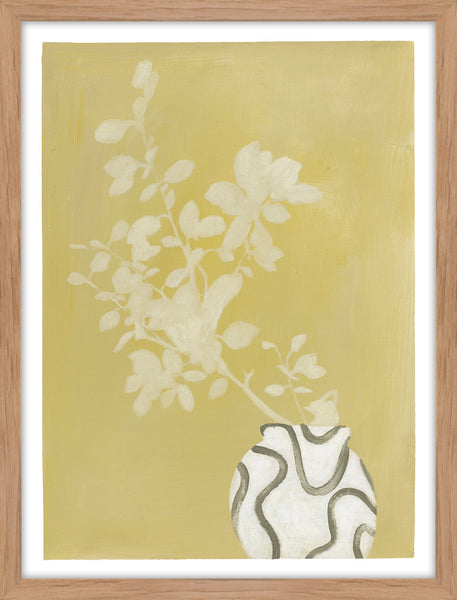 Vanilla yellow | KUNSTTRYK Kunsttryk ART COPENHAGEN 30x40 Egeramme