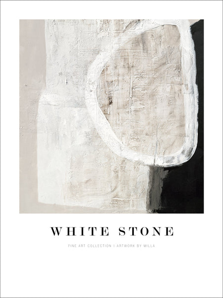 White stone | KUNSTTRYK Kunsttryk ART COPENHAGEN