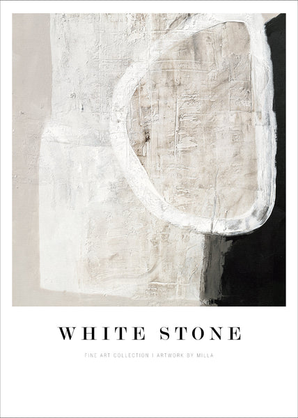 White stone | KUNSTTRYK Kunsttryk ART COPENHAGEN