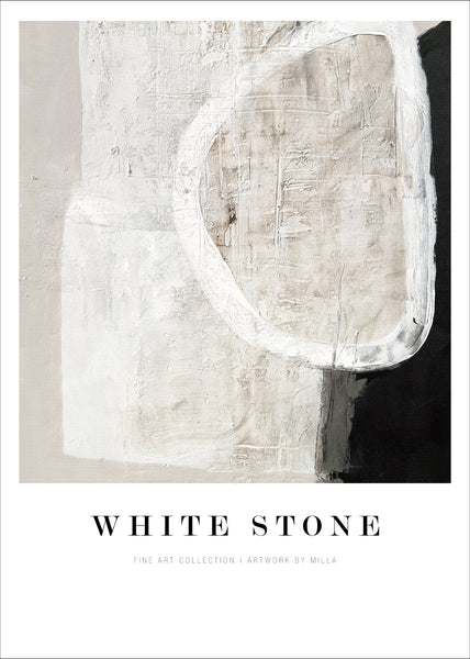 White stone | KUNSTTRYK Kunsttryk ART COPENHAGEN