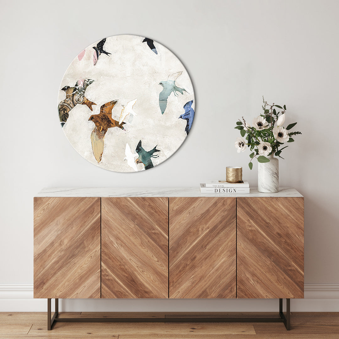 Abstract Birds 1 | CIRCLE ART Circle Art ART COPENHAGEN   