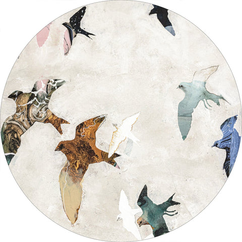 Abstract Birds 1 | CIRCLE ART Circle Art ART COPENHAGEN   