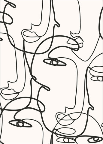 Abstract Lines 5 | PLAKAT Plakat MF
