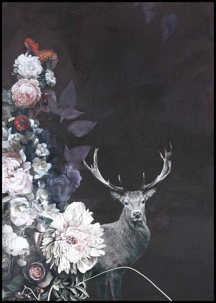 Haute couture 9 | INDRAMMET BILLEDE Indrammet billede MF 30x40 Sort