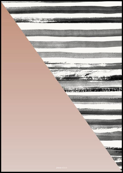 Triangle 1 | INDRAMMET BILLEDE Indrammet billede MF 30x40 Sort