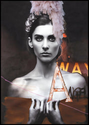 Angel | INDRAMMET BILLEDE Indrammet billede MF 30x40 Sort