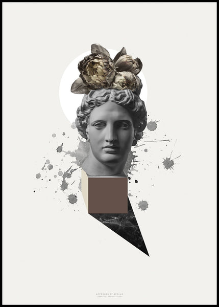 Approach of Apollo | INDRAMMET BILLEDE Indrammet billede MF 30x40 Sort