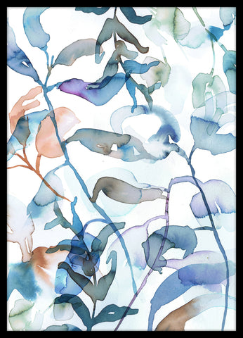 Aquarelle plant | PLAKAT Outlet ART COPENHAGEN