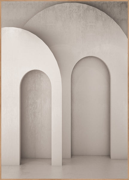 Arch 3 | INDRAMMET BILLEDE Indrammet billede MF 30x40 Egeramme