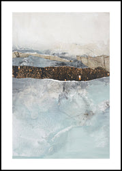 Art Piece 2 | INDRAMMET BILLEDE Indrammet billede MF 30x40 Sort