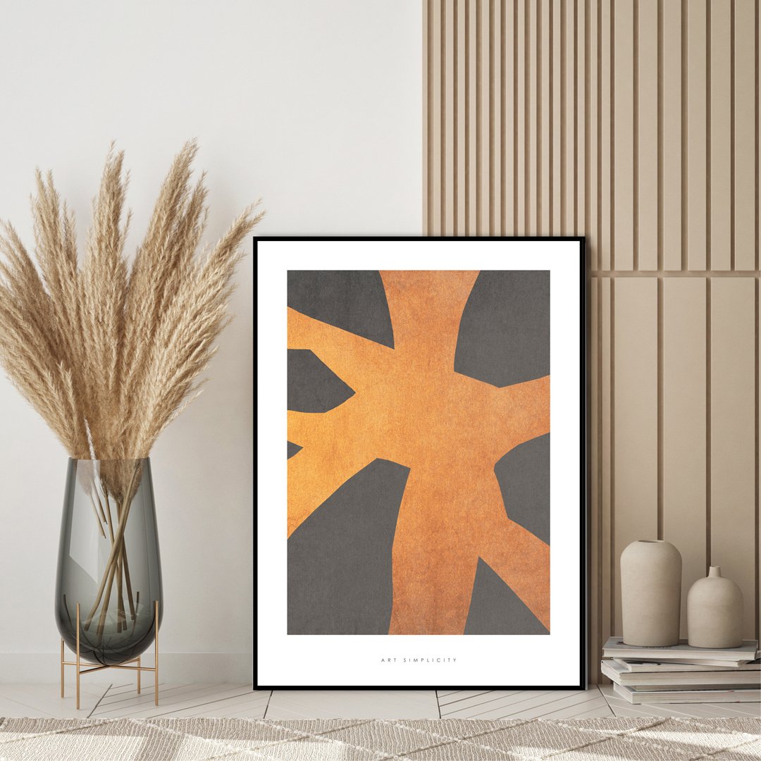Art Simplicity 2 | INDRAMMET BILLEDE Indrammet billede MF 30x40 Egeramme