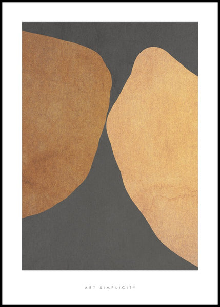 Art Simplicity 4 | INDRAMMET BILLEDE Indrammet billede MF 30x40 Sort