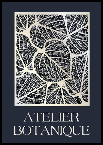 Atelier botanique | INDRAMMET BILLEDE Indrammet billede MF 30x40 Sort