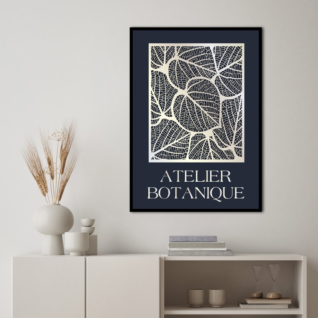Atelier botanique | INDRAMMET BILLEDE Indrammet billede MF 30x40 Sort
