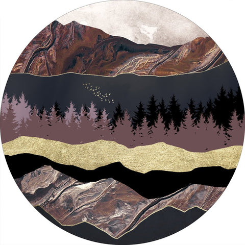Autumn Mountains 1 | CIRCLE ART Circle Art ART COPENHAGEN   