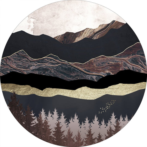 Autumn Mountains 2 | CIRCLE ART Circle Art ART COPENHAGEN   