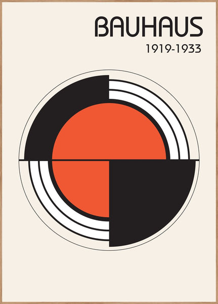 Bauhaus 1 | INDRAMMET BILLEDE Indrammet billede MF 30x40 Egeramme