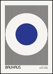 Bauhaus 5 | INDRAMMET BILLEDE Indrammet billede MF 30x40 Sort
