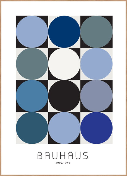 Bauhaus 6 | INDRAMMET BILLEDE Indrammet billede MF 30x40 Egeramme