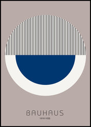 Bauhaus 7 | INDRAMMET BILLEDE Indrammet billede MF 30x40 Sort