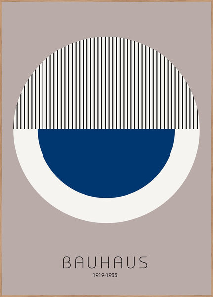 Bauhaus 7 | INDRAMMET BILLEDE Indrammet billede MF 30x40 Egeramme