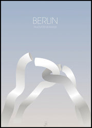 Berlin Tauentzienstrasse | INDRAMMET BILLEDE Indrammet billede MF 30x40 Sort