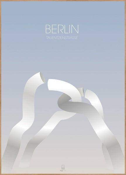 Berlin Tauentzienstrasse | INDRAMMET BILLEDE Indrammet billede MF 30x40 Egeramme