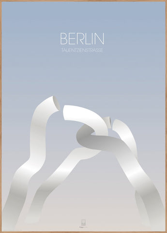 Berlin Tauentzienstrasse | INDRAMMET BILLEDE Indrammet billede MF 30x40 Egeramme