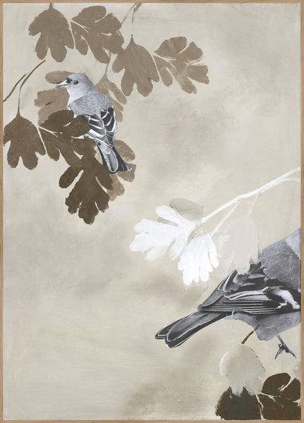 Bird3 | INDRAMMET BILLEDE Indrammet billede MF 30x40 Egeramme