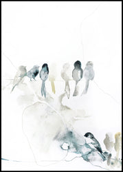 Birdshape | INDRAMMET BILLEDE Indrammet billede MF 30x40 Sort
