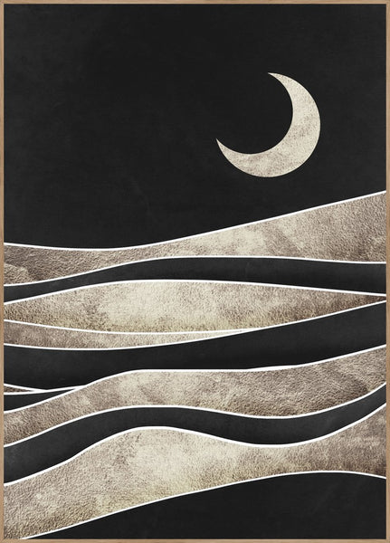 Black desert 2 | INDRAMMET BILLEDE Indrammet billede MF 30x40 Egeramme