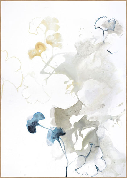 Blue Fall | INDRAMMET BILLEDE Indrammet billede MF 30x40 Egeramme